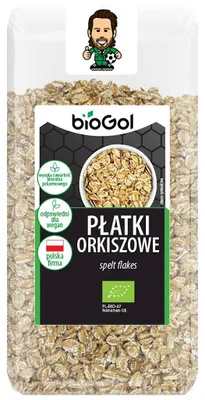 PŁATKI ORKISZOWE BIO 300 g - BIOGOL