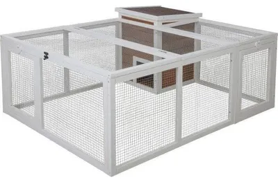 Obrázok produktu pre Kerbl Freilaufgehge mit integrierten Unterschlupfhaus