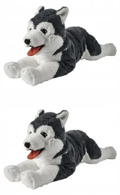 Produktbild von IKEA LIVLIG Plüschtier Siberian Husky 57 cm