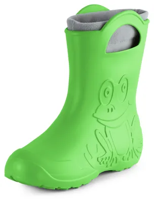 Produktbild von Ladeheid Damen federleichte Eva Gummistiefel Regenschuhe gefüttert LA-CA-12 (Grün, 40/41 EU)