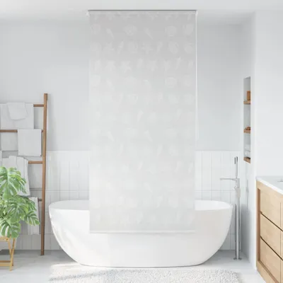 Produktbild von vidaXL Duschrollo 80x240 cm Seesternmuster