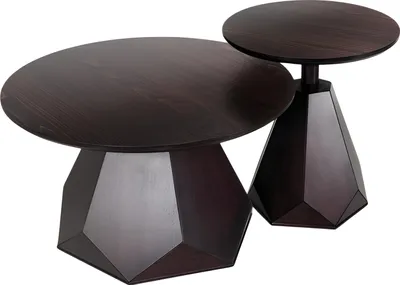 Produktbild von Eleganter brauner Couchtisch aus Holz im klassischen Stil