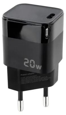 Produktbild von PRENDELUZ TOOQ USB-C-Wandladegerät PD, 20 W, Schwarz