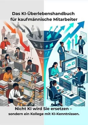 Zdjęcie produktu dla Das KI-Überlebenshandbuch für kaufmännische Mitarbeiter