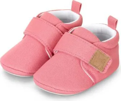 Produktbild von Babykrabbelschuh uni, samtrosa Gr.19/20
