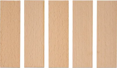 Immagine prodotto di Stoppini in legno per candele, 100 x 30 x 1 mm, 5 pezzi