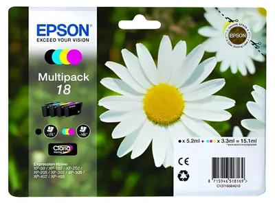 Produktbild von Epson Claria Home Multipack T 180 BK/C/M/Y            T 1806