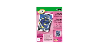 Produktbild von SIGEL LP144 Fotopapier für Farb-Laser/-Kopierer, 2-seitig hochglänzend, 200 g/m², A4, 100 Blatt