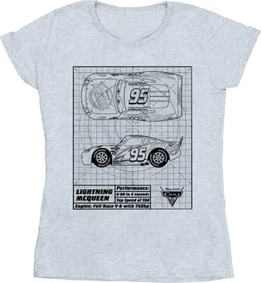Produktbild von Disney - "Cars" T-Shirt für Damen BI13739 (S) (Grau)