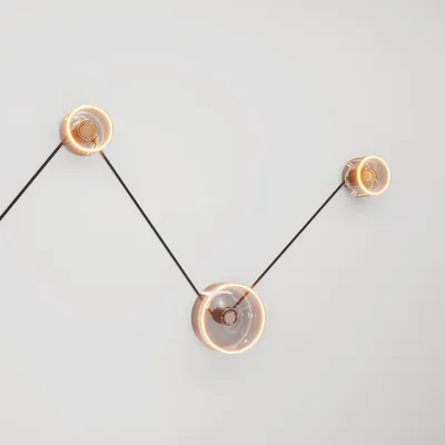 Immagine prodotto di Lampada da parete Spostaluce con 3 lampadine Ghost