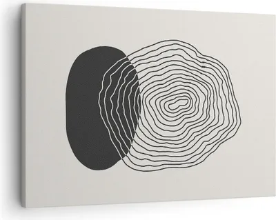 Produktbild von Bild auf Leinwand - Leinwandbild - Einteilig - Abstraktion Fleck Gläser - 70x50cm - Wand Bild - Wanddeko - Wandbilder - Leinwanddruck - Bilder - Wanddekoration - Leinwand bilder - AA70x50-4325