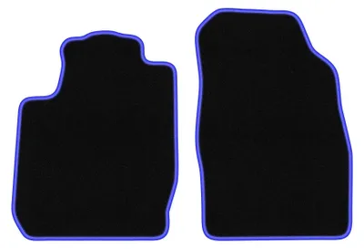 Image de Tapis de sol en moquette pour Ford StreetKa 2003-2006 (cabriolet) – jeu 4 pièces, noir/bleu, sur mesure – Wielganizator CARLUX