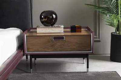 Immagine prodotto di Comodino Comodini per camera da letto marrone Consolle moderna Loft
