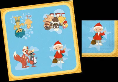 Produktbild von 20 Sandmännchen Servietten 33cm
