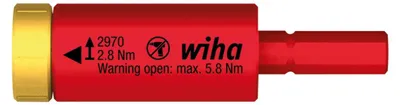 Image de Adaptateur de couple VDE 2,8 Nm Wiha | 4010995413446