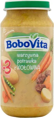 Produktbild von Bobovita Gemüsemahlzeit mit Rindfleisch 1-3 Jahre 250 G