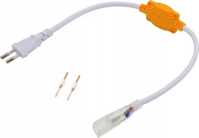 Produktbild von Rosfix Ladegerät LED-Streifen – 230V SMD4040 kompatibel | Für LED-Streifen von 9-11mm, max. 60m Länge | Stabiler Stromversorgungskabel
