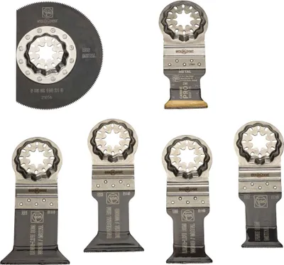 Obrázok produktu pre FEIN 35222967020, Sada čepelí, Univerzálne, Fein AMM 500 Plus Select, AMM 700 Max Top, AMM 700 Max Select,..., 6 kusov