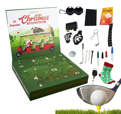 Obrázok produktu pre Vianočný kalendár pre golfistov na rok 2025 s 24 prekvapeniami