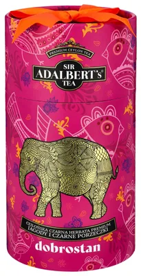 Image de Adalbert's, thé noir aux myrtilles et aux groseilles noires, 80g
