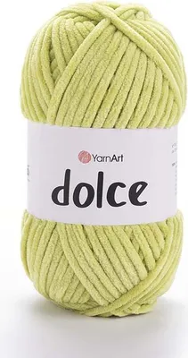 Produktbild von YarnArt Dolce Wolle 799 Pistazie - Weich & Kuschelig, Ideal für Babyartikel