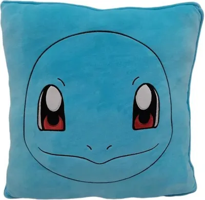 Image de Coussin Carré POKEMON Carapuce, Microfibre, 40 cm, Premium