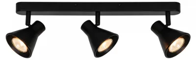 Image de NORDLUX Eik avec trois spots, Variante : 150 x 450 x 86 mm, 35 W, noir