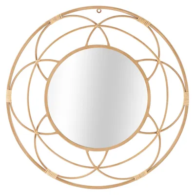 Produktbild von Mauro Ferretti Wandspiegel Valencia Ø 60x3 cm braun