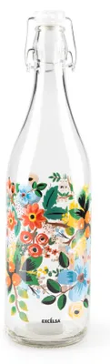 Produktbild von Excelsa glasflasche Fiori Frida 1 L bunt