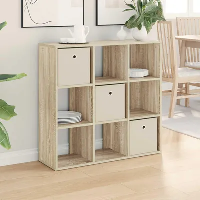 Obrázek produktu pro vidaXL Komoda se zásuvkami, dub Sonoma, 88,5 x 29 x 84,5 cm