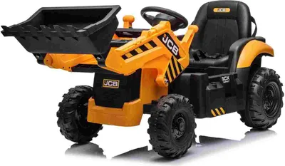 Produktbild von Elektro-Kinderbagger Kinder-Elektrobagger JCB 12V mit Schaufel, Fernbedienung, 2x25W