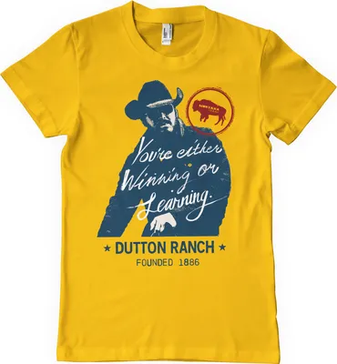 Produktbild von Winning Or Learning T-Shirt - Medium - Gold