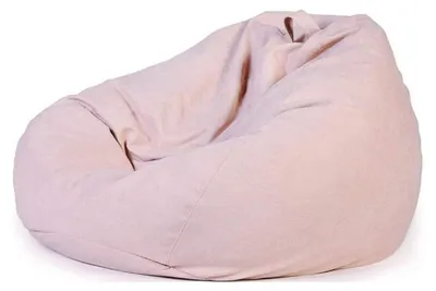 Obrázek produktu pro Potah na sedací vak XXL, růžová barva, vhodný do ložnice i obývacího pokoje
