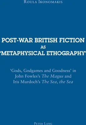 Produktbild von Post-war British Fiction as 'Metaphysical Ethography'