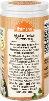 Produktbild von Hähnchen Tandoori Würzmischung