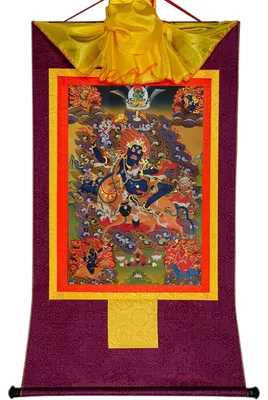 Productafbeelding van Tibetaans Wandtapijt met Palden Lhamo Motief, Diverse Maten