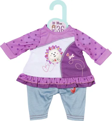 Produktbild von Dolly Moda Summerdress+Leg 2 ass. 36cm, Puppen-Kleiderset, 1 Jahr(e), 75 g