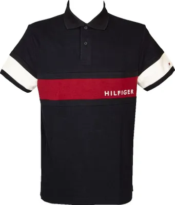 Immagine prodotto di Polo uomo TH TOMMY HILFIGER maglia manica corta con colletto e bottoni puro cotone regular fit articolo XM0XM02829, L, Cotone 100%