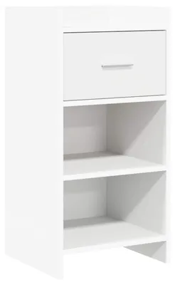 Image de Buffet vidaXL blanc 40 x 36 x 80 cm en aggloméré