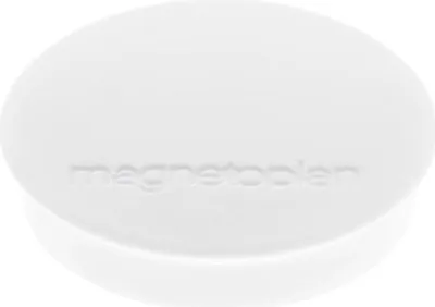 Produktbild von magnetoplan Magnet D30mm VE10 Haftkraft 700 g weiss
