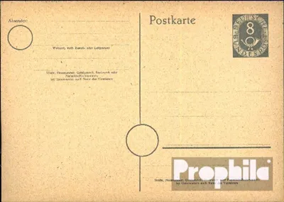 Produktbild von Belege Ganzsachen BRD (BR.Deutschland) 1951 P11II Amtliche Postkarte  Posthorn