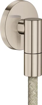 Produktbild von hansgrohe Wandanschluss Axor W. outlet F m Rückflussverh., rund, brushed nickel