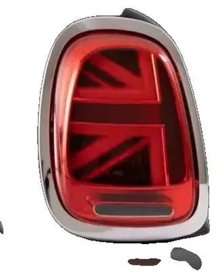 Zdjęcie produktu dla Zestaw tylnych świateł, elementy LED, pasuje do Mini Cooper, chrom