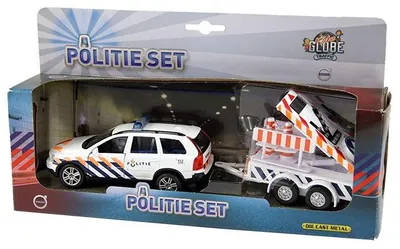 Image de Voiture de police néerlandaise Voiture avec remorque et éclairage Volvo XC90