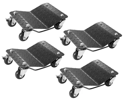 Produktbild von Set aus 4 Rad-Dollys für einfaches Auto- und Lkw-Transport
