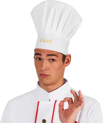 Produktbild von Kochmütze Chef in Weiß für Erwachsene