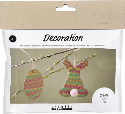 Produktbild von Mini-Bastelset: Osterfiguren-Dekoration