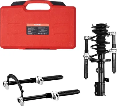 Produktbild von Federspanner Satz 280 mm Max. Kompressionshub Universal Federbein Werkzeug 1200kg Tragfähigkeit federbeinspanner 220–310mm KFZ Auto Profi Feder Spanner Stoßdämpfer Werkzeug