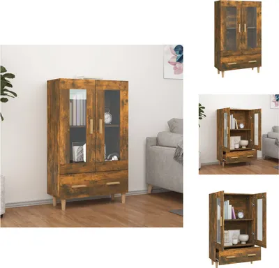 Produktbild von vidaXL Highboard Räuchereiche 70x31x115 cm Holzwerkstoff -  Sideboards