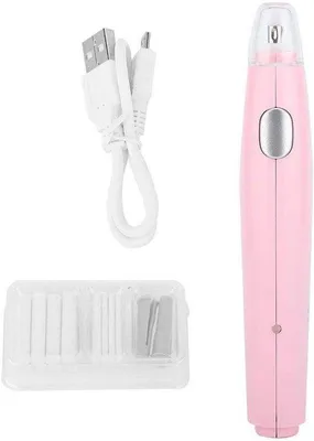 Image de Gomme portable rechargeable par USB pour artistes et étudiants, couleur rose